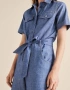 Дънков гащеризон Massimo Dutti, снимка 10
