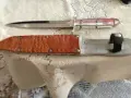 Стар нож със две остриета от двете страни нов , снимка 1