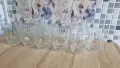 Комплект от 11 бр. ретро стъклени чаши за вода / сок / уиски, снимка 1