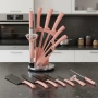 Комплект кухненски ножове 8 в 1 с въртяща се стойка Cheffinger за подредена кухня, снимка 2