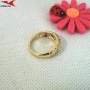 Пръстен с 14К златно покритие 224866, снимка 3