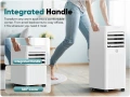 Мобилен климатик KGOGO 9000 BTU 4в1, Охлаждане, Влагоуловител, Вентилация и Филтрация , снимка 9