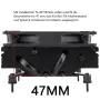 Thermalright AXP90-X47 Black нископрофилен CPU охладител, снимка 3