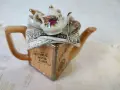 Royal Albert Старите селски рози - колекционерски чайник Cardew, снимка 7