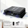 Мини HiFi усилвател 2.1 Bluetooth 5.3, 1000W пикова, снимка 7