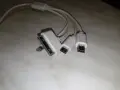 Многофункционален USB кабел за зареждане 5 извода, снимка 3