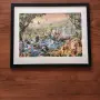 пъзел сложен в рамка, снимка 11