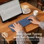 Сгъваема Bluetooth клавиатура Nillkin с тъчпад и цифров блок, Deep Sea Blue, снимка 6