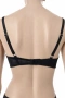 Hunkemöller черен дантелен сутиен с декоративни ленти – 80E, снимка 4