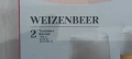 Комплект чисто нови чаши за бира Pasabahce Weizenbeer , 2 чаши по 415мл, снимка 2
