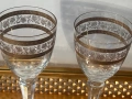 2 броя кристални чаши за ракия с 24 К, снимка 2