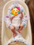 SEVI BABY Подложка мрежа за къпане баня корито бебе новородено стойка, снимка 1