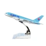 Еърбъс 380 самолет модел макет Korean Air метален A320 Южна Корея Азиатски пътнически класни превози, снимка 1