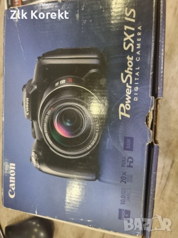 Фотоапарат Canon PowerShot SX1 IS, снимка 2 - Фотоапарати - 55051298