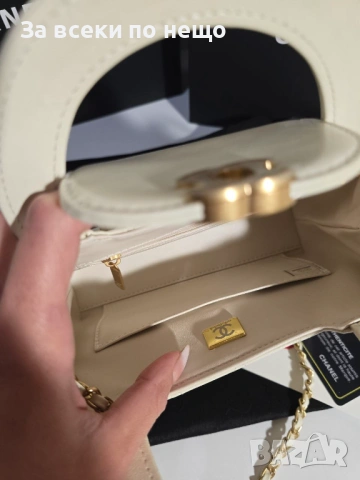 Chanel Kelly Дамска Бяла Чанта Код Brand Luxury Fashion7, снимка 5 - Чанти - 54953145