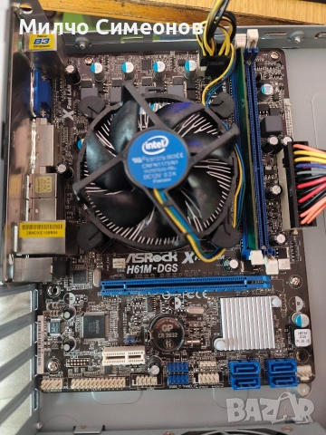 Дънна платка ASRock H61M-DGS с процесор i5 3570K