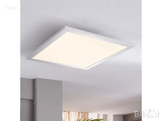 НОВИ! LED плафон за таван със сензор за движение ултра тънък 29.3x29.3см квадрат