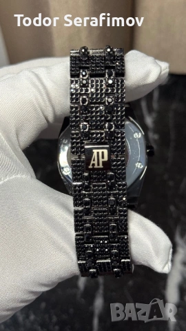 Диамантен часовник Audemars Piguet AP Royal Oak Мъжки, снимка 4 - Мъжки - 54729848