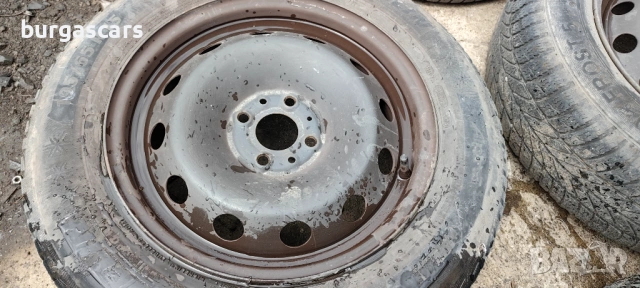 Железни джанти с гуми 195/65/15 Fiat Stilo , снимка 3 - Части - 54380137