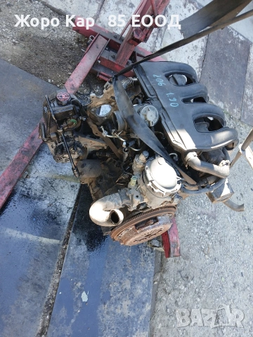 Двигател за Ситроен Citroën Peugeot Пежо-206,1.9D, снимка 6 - Части - 54686310