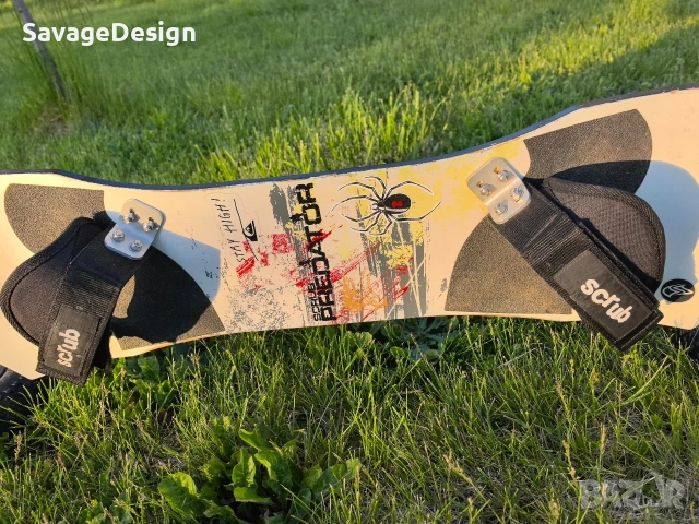 Kite Flysurfer 12кв.м + Landboard Scrub + Kitesurf F2 , снимка 6 - Водни спортове - 54450108