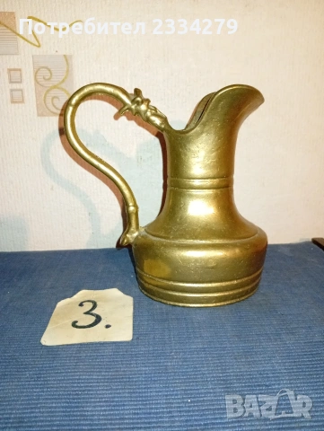 Стари кани-вази ,,РИТОНИ", красива ренесансова форма , снимка 17 - Антикварни и старинни предмети - 54486906