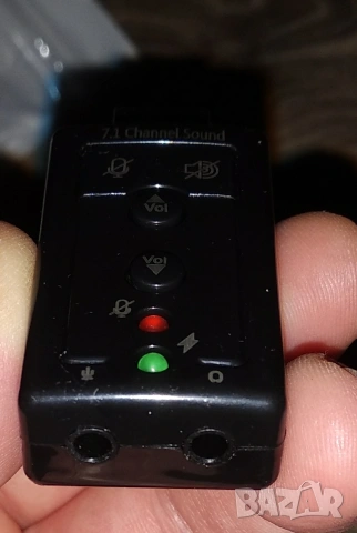 Нови usb звукови карти 7.1, снимка 2 - Други - 54089058