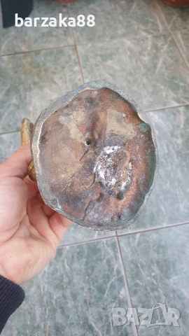 Бронзова фигура на жена, снимка 2 - Колекции - 54358904