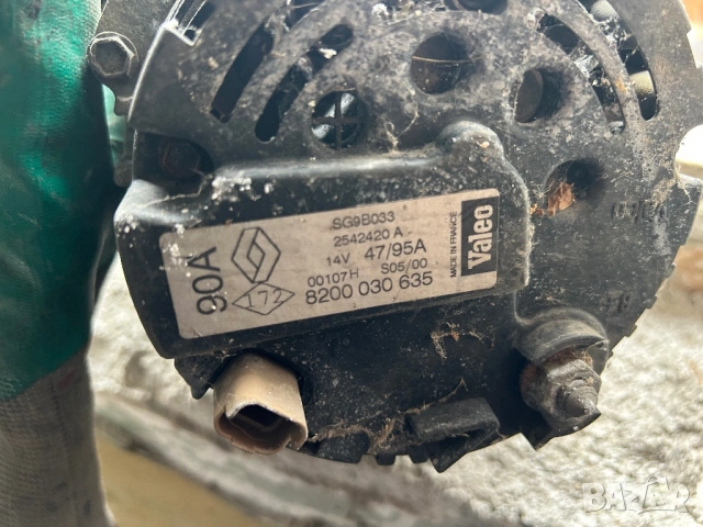 алтернатор 1.8 2.0 16V Renault Laguna Megane Scenic 8200030635 генератор динамо, снимка 3 - Части - 53939718