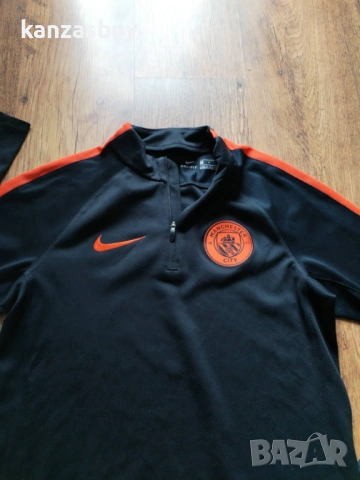 NIKE Manchester City Training Shirt Drill Top - страхотна футболна блуза С, снимка 3 - Блузи - 54402069