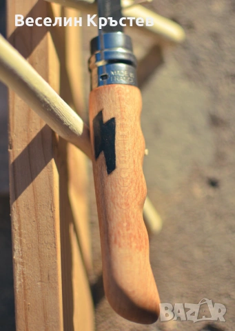 Сгъваем нож Opinel No.8 Carbone опинел Mod, снимка 6 - Ножове - 54707729