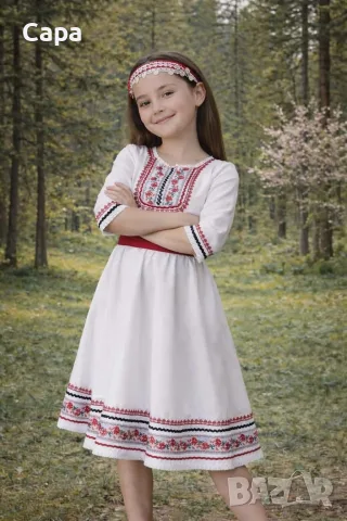 стилни дамски рокли с народни мотиви , снимка 18 - Рокли - 55374380