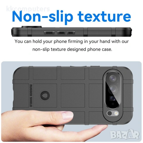 Google Pixel 10 Pro XL Калъф - Релефен, TPU, Анти-хлъзгащ, 3 цвята, снимка 6 - Резервни части за телефони - 55103474