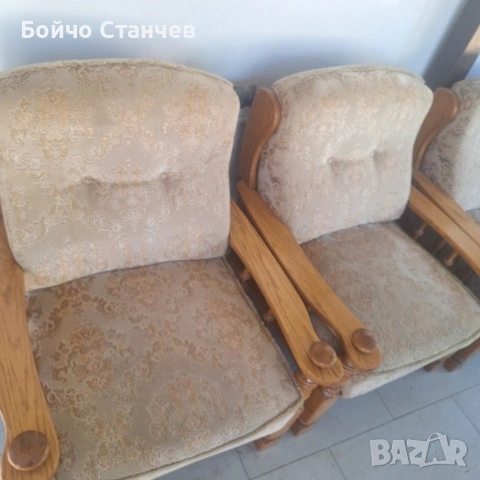 Старинен диван с два стола, снимка 2 - Антикварни и старинни предмети - 55083861
