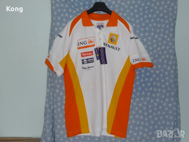 Renault ING Racing F1 Jersey total Formula 1 Mammut Рено Мамут тениска Формула 1, снимка 7 - Тениски - 55163648
