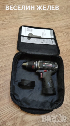 Акумулаторен винтоверт Parkside Performance PBSPA 12 C3, 12V (Безчетков), снимка 4 - Винтоверти - 55225091