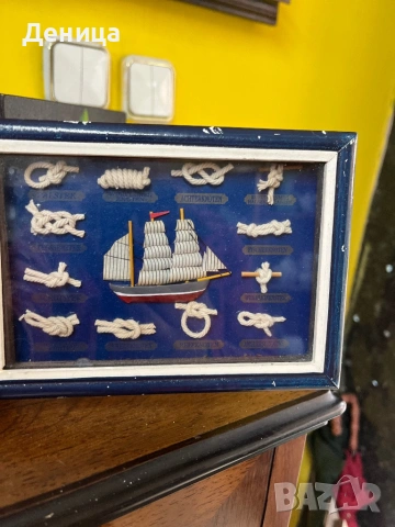 Декоративно пано с морски възли , снимка 4 - Пана - 54529932
