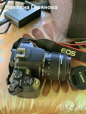Продавам фотоапарат Canon EOS 250D с оригинален обектив Canon EF-S 18-55mm f/4-5.6 IS STM, снимка 6 - Обективи и филтри - 55513386