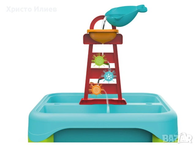 Маса за игра с вода и пясък с играчки, снимка 8 - Други - 54499996