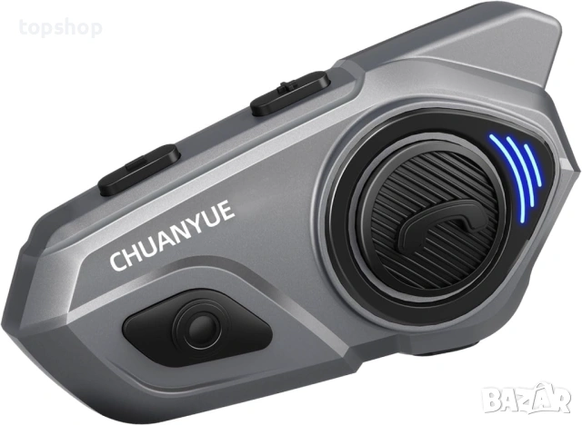 Чисто нов Мото Интерком CHUANYUE X2 за 4 човека Bluetooth 5.4 – Запечатан в Целофан, 1200м Обхват 