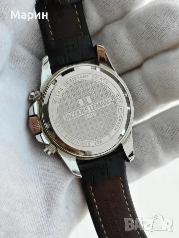 Jacques Lemans Хронограф, снимка 3 - Мъжки - 55353051