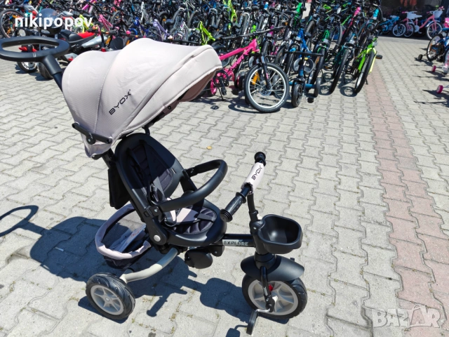 BYOX Сгъваема детска триколка EXPLORE бежов, снимка 3 - Други - 54645928