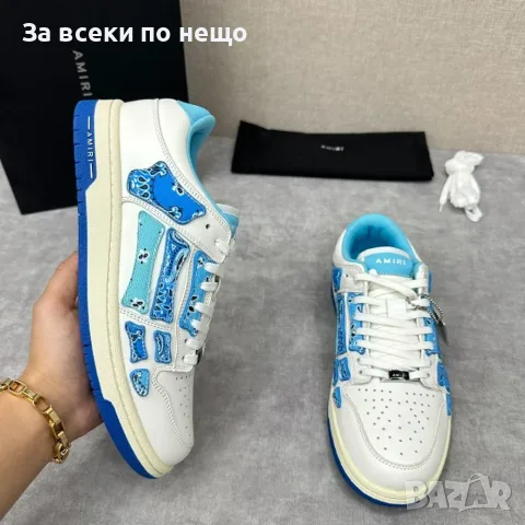 Amiri Skel Top Low "Blue Bandana" Дамски Маратонки👟Мъжки Маратонки Код ch29