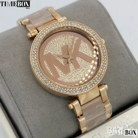 Michael Kors MK6176 Parker Crystal Pave, снимка 2 - Дамски - 39582759