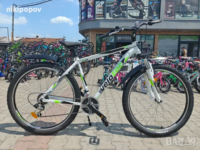 PA Алуминиев велосипед 27.5" PRO бял/зелен, снимка 12 - Велосипеди - 55553634