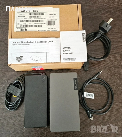 Нова докинг станция Lenovo Thunderbolt 3 Essential Dock 40AV0135EU