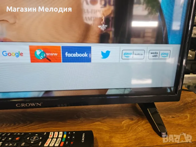32" Смарт Телевизор Crown 32NV66WS – Компактен и икономичен Android Smart TV, снимка 14 - Телевизори - 55405819