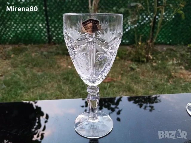 Кристален сервиз за вино НОВ - Югославия ! , снимка 4 - Сервизи - 55546931
