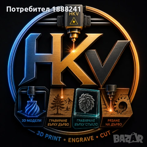 3D Принтиране и Лазерно Гравиране по Поръчка