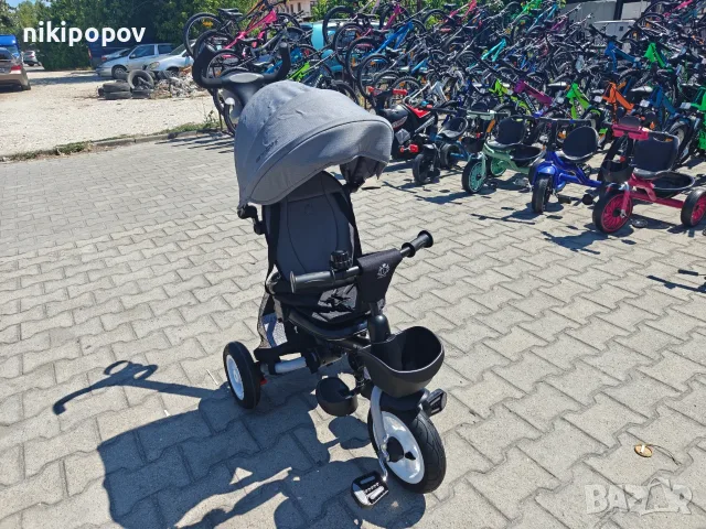BYOX Детска триколка Flexy LUX сив, снимка 4 - Детски велосипеди, триколки и коли - 55440206